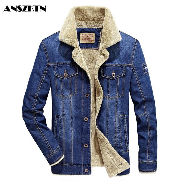 men's jackets anszktn winter men fashion denim jacket mens casual brand slim fit male warm coats, Black;brown
men's jackets anszktn winter men fashion denim jacket mens casual brand slim fit male warm coats, Black;brown