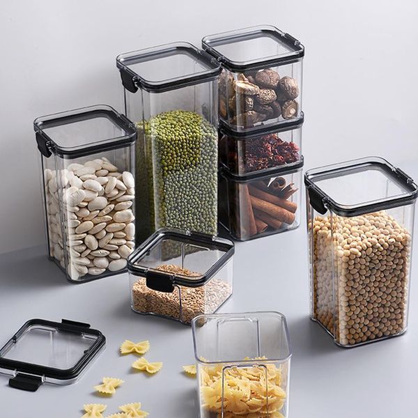 storage bottles & jars sealed tank kitchen household moisture-proof clip transparent
storage bottles & jars sealed tank kitchen household moisture-proof clip transparent