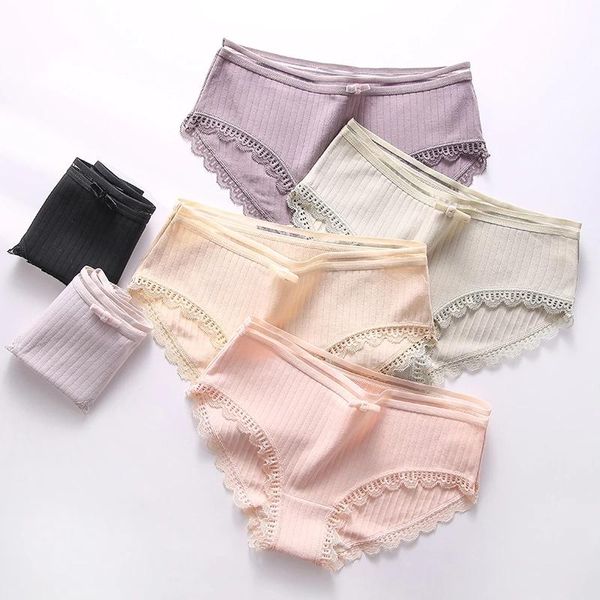 women's panties zjx 5pcs/set cotton soft underwear lovely bow solid low-rise girls breathable briefs ladies seamless lingerie, Black;pink
women's panties zjx 5pcs/set cotton soft underwear lovely bow solid low-rise girls breathable briefs ladies seamless lingerie, Black;pink