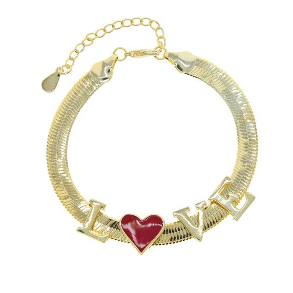 link, chain wholesale red neon colorful love letter herringbone flat snake adjuste charm bracelet party jewelry for women, Black
link, chain wholesale red neon colorful love letter herringbone flat snake adjuste charm bracelet party jewelry for women, Black