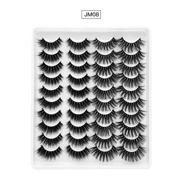natural long thick false eyelashes extension curling & crisscross handmade reusable 20 pairs 3d fake lashes makeup accessory for eyes full s
natural long thick false eyelashes extension curling & crisscross handmade reusable 20 pairs 3d fake lashes makeup accessory for eyes full s