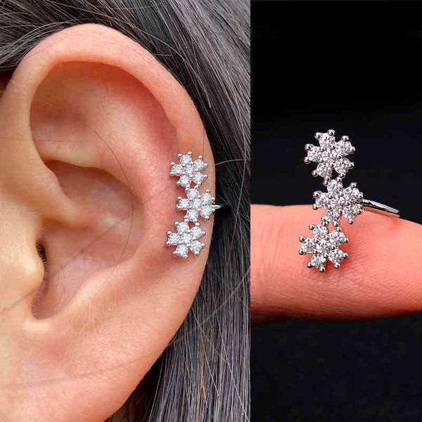 1pcs simple flower shape zircon ear cuff for women charming crystal clip on earrings earcuff without piercing fashion jewelry, Golden
1pcs simple flower shape zircon ear cuff for women charming crystal clip on earrings earcuff without piercing fashion jewelry, Golden