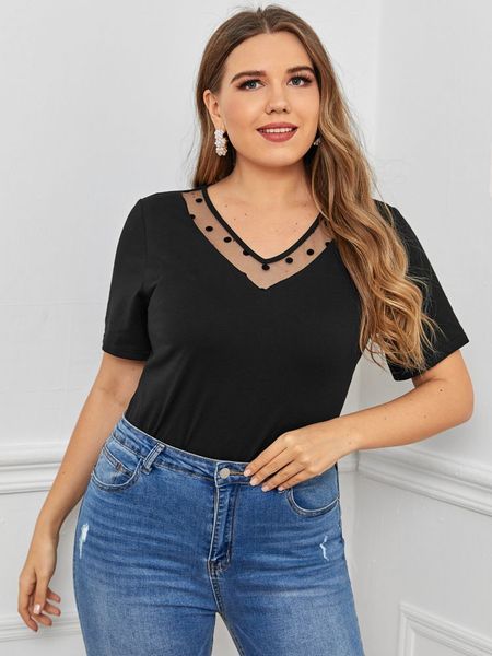 women's plus size spring and summer 2021 v-ne temperament light mature large short sleeve
women's plus size spring and summer 2021 v-ne temperament light mature large short sleeve