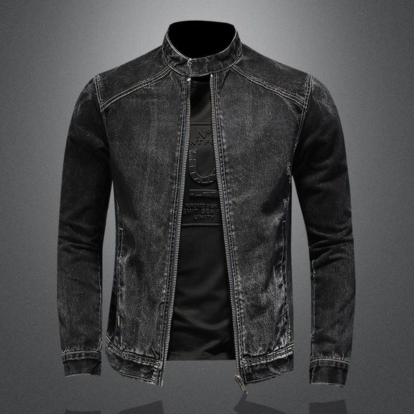 men's jackets moto jeans men vintage denim jacket coat solid color casual plus size 5xl slim fit male brand ha232, Black;brown
men's jackets moto jeans men vintage denim jacket coat solid color casual plus size 5xl slim fit male brand ha232, Black;brown
