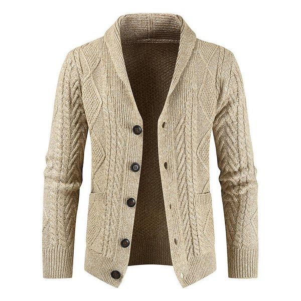men's sweaters men long-sleeved sweater home lapel single-breasted zipper autumn and winter casual solid color twisted cotton jacket, White;black
men's sweaters men long-sleeved sweater home lapel single-breasted zipper autumn and winter casual solid color twisted cotton jacket, White;black