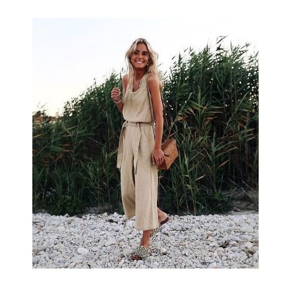 women's jumpsuits & rompers 2021 summer women sleeveless wide leg fashion cotton linen belt casual solid jumpsuit loose long, Black;white
women's jumpsuits & rompers 2021 summer women sleeveless wide leg fashion cotton linen belt casual solid jumpsuit loose long, Black;white