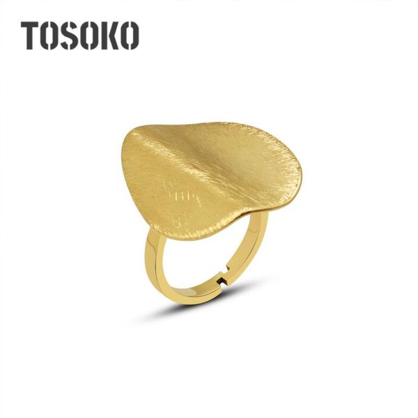 cluster rings tosoko stainless steel jewelry exaggerated special drawing silk fog face feeling ring female index finger bsa207, Golden;silver
cluster rings tosoko stainless steel jewelry exaggerated special drawing silk fog face feeling ring female index finger bsa207, Golden;silver