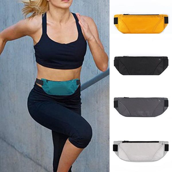 outdoor sports running pockets large capacity close-fitting multifunction waist bag summer bags