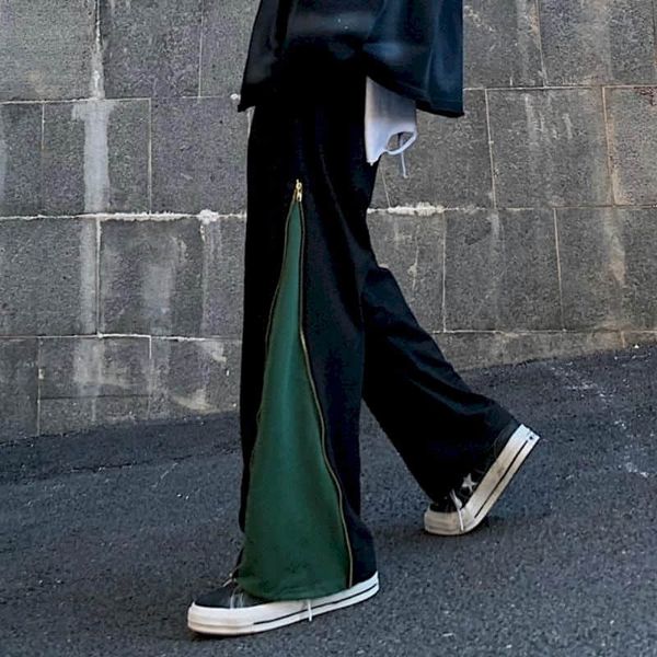 men women casual pants 2021 new korean version harajuku style pants design sense niche trousers loose wild casual pants, Black
men women casual pants 2021 new korean version harajuku style pants design sense niche trousers loose wild casual pants, Black