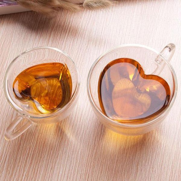 180/240ml love heart-shaped transparent glass cup water milk coffee whiskey drinkware mug double-layer heat resistant wine glasses
180/240ml love heart-shaped transparent glass cup water milk coffee whiskey drinkware mug double-layer heat resistant wine glasses