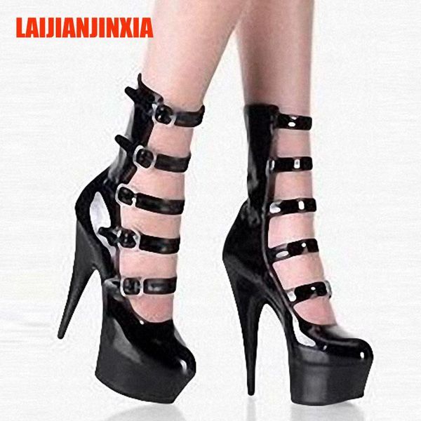 boots laijianjinxia ankle high heel shoes fashion lace-up women boot platform pumps big size 34-46, Black
boots laijianjinxia ankle high heel shoes fashion lace-up women boot platform pumps big size 34-46, Black