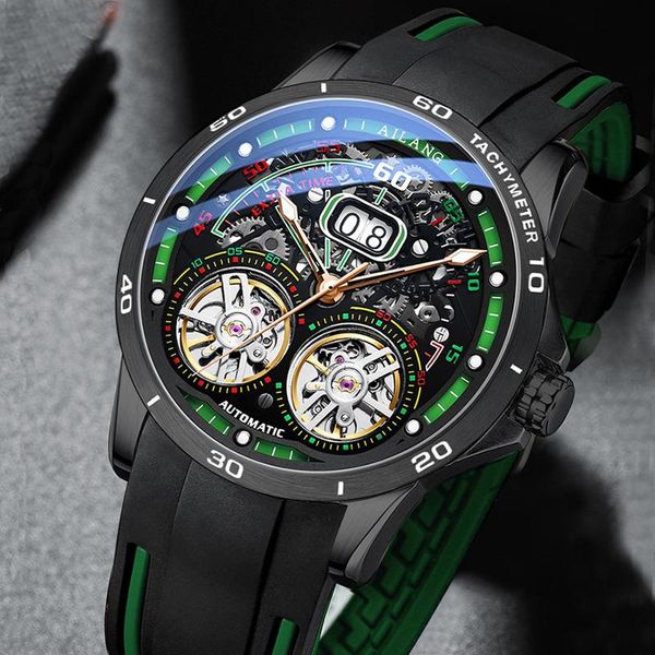 wristwatches mens automatic watches luxury skeleton tourbillon mechanical watch men waterproof silicone sport for relogio masculino, Slivery;brown
wristwatches mens automatic watches luxury skeleton tourbillon mechanical watch men waterproof silicone sport for relogio masculino, Slivery;brown