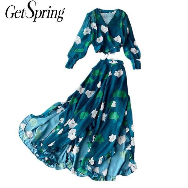 inproda women skirt sets temperament printed chiffon suit puff sleeve lace up short blouse long two piece 210601, White
inproda women skirt sets temperament printed chiffon suit puff sleeve lace up short blouse long two piece 210601, White