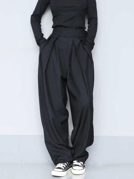 women's pants & capris high waist black brief pleated long wide leg trousers loose fit women fashion spring autumn 4sf1, Black;white
women's pants & capris high waist black brief pleated long wide leg trousers loose fit women fashion spring autumn 4sf1, Black;white
