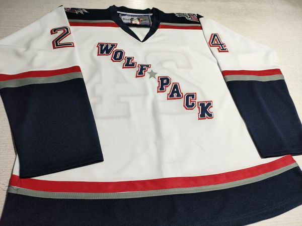 custom vintage ahl #24 ryan callahan hartford wolfpack white hockey jersey stitched, Black;red
custom vintage ahl #24 ryan callahan hartford wolfpack white hockey jersey stitched, Black;red