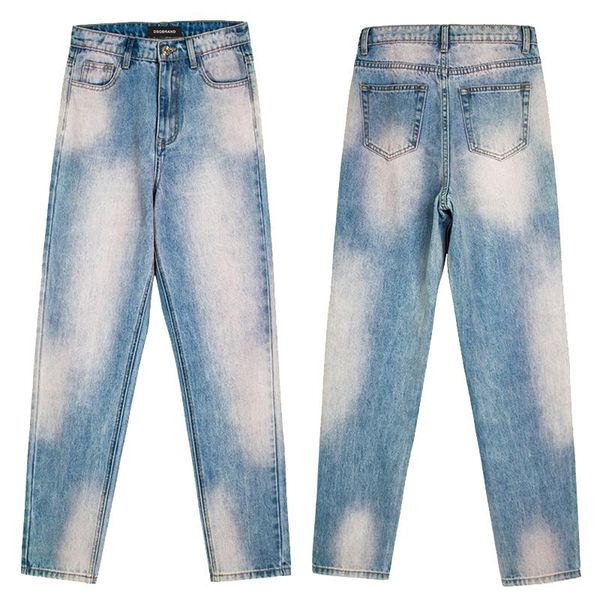 women's jeans dsqbrand ladies summer color girly pink straight pants high waist casual fashion luxury quality, Blue
women's jeans dsqbrand ladies summer color girly pink straight pants high waist casual fashion luxury quality, Blue
