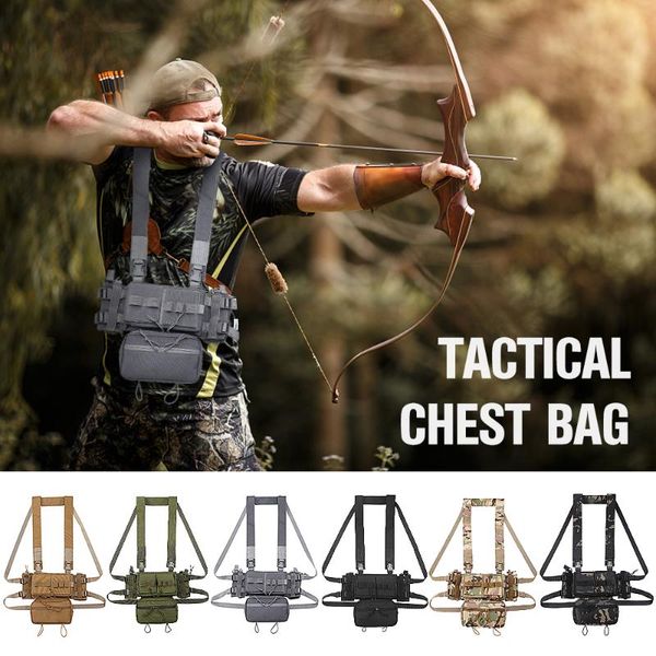hunting jackets tactical chest bag molle vest hands front multi-purpose daypack for running hiking mountaineering equipment, Camo;black
hunting jackets tactical chest bag molle vest hands front multi-purpose daypack for running hiking mountaineering equipment, Camo;black
