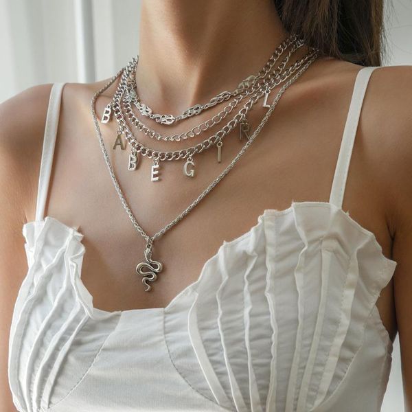 chains punk simple letter babygirl tassel necklace hip hop tide cool dragon tag item ornaments european and american style jewelry 2021, Silver
chains punk simple letter babygirl tassel necklace hip hop tide cool dragon tag item ornaments european and american style jewelry 2021, Silver