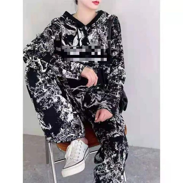 70% off 2021 summer and autumn new ink painting printing hooded loose sweater + trousers leisure suit rooj, Gray
70% off 2021 summer and autumn new ink painting printing hooded loose sweater + trousers leisure suit rooj, Gray