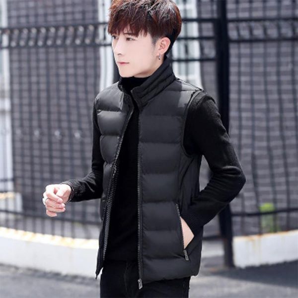 men's vests 2021 fashion mens jacket sleeveless vest thermal soft casual coats male cotton loose cropped, Black;white
men's vests 2021 fashion mens jacket sleeveless vest thermal soft casual coats male cotton loose cropped, Black;white