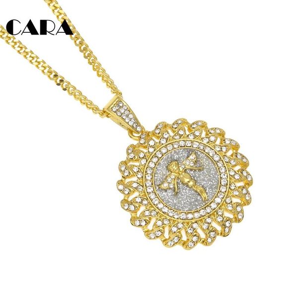 pendant necklaces cara bling iced out full crystal cute angel necklace gold color zinc alloy round gift cagm0054, Silver
pendant necklaces cara bling iced out full crystal cute angel necklace gold color zinc alloy round gift cagm0054, Silver