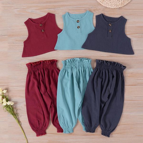 clothing sets baby round neck sleeveless button and pants two-piece suit for birthday party set wine red/light blue/royal blue, White
clothing sets baby round neck sleeveless button and pants two-piece suit for birthday party set wine red/light blue/royal blue, White
