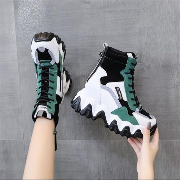 boots spring women thick sole ankle autumn luxury platform casual women's 8cm high heels wedge shoes woman sneakers, Black
boots spring women thick sole ankle autumn luxury platform casual women's 8cm high heels wedge shoes woman sneakers, Black