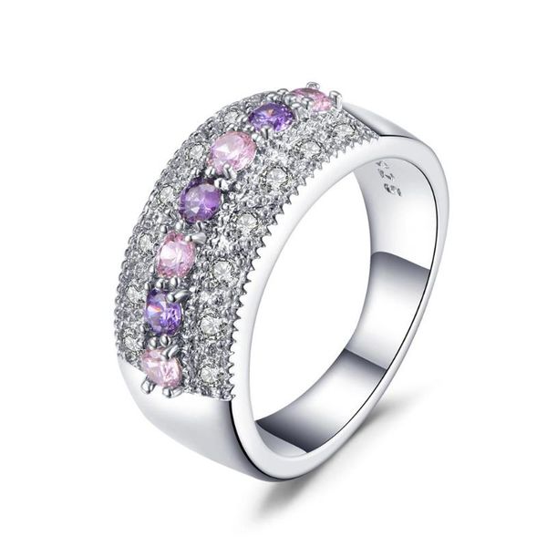 luxury 925 sterling silver ring pink crystal zircon for woman wedding jewelry gift cluster rings, Golden;silver
luxury 925 sterling silver ring pink crystal zircon for woman wedding jewelry gift cluster rings, Golden;silver