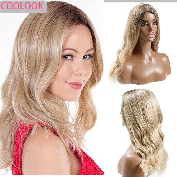 synthetic wigs honey blonde wavy for women 18 inch ombre body wave middle part natural water wig peruca cosplay, Black
synthetic wigs honey blonde wavy for women 18 inch ombre body wave middle part natural water wig peruca cosplay, Black