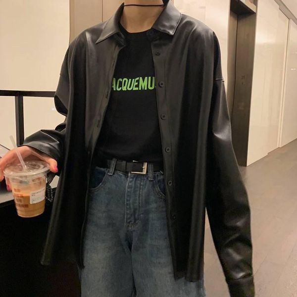 women's jackets women's biker jacket balck collar loose windproof leather coat wholesale spring autumn fashion lovers' c, Black;brown
women's jackets women's biker jacket balck collar loose windproof leather coat wholesale spring autumn fashion lovers' c, Black;brown