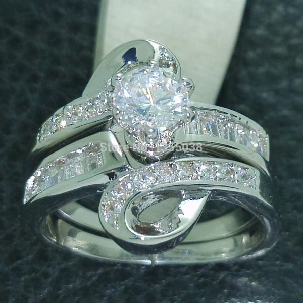 wedding rings fashion jewelry mystic divinity jewellery zircon cz 10kt white gold filled ring set sz 5-10, Slivery;golden
wedding rings fashion jewelry mystic divinity jewellery zircon cz 10kt white gold filled ring set sz 5-10, Slivery;golden