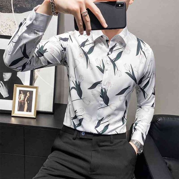 floral shirts men long sleeve slim fit chemise homme business dress shirts social party streetwear men xlothing camisa masculina 210527, White;black
floral shirts men long sleeve slim fit chemise homme business dress shirts social party streetwear men xlothing camisa masculina 210527, White;black