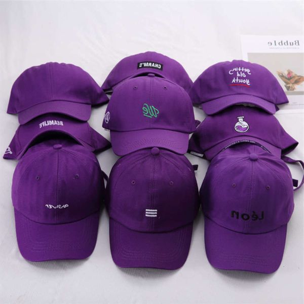 ball caps purple hat, female baseball casual cap, men's summer shopping, korean street fashion hat, Blue;gray
ball caps purple hat, female baseball casual cap, men's summer shopping, korean street fashion hat, Blue;gray
