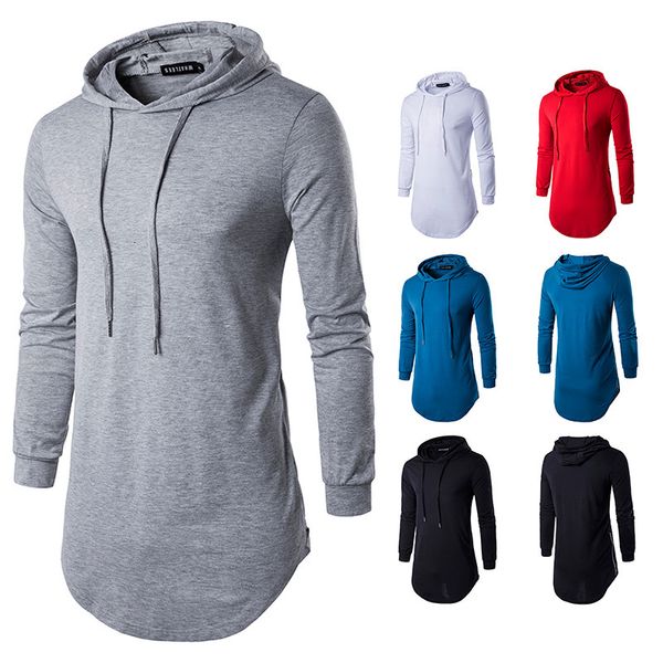 tops Men's jersey hood color pullover long shirt with straight hip style, White;black
tops Men's jersey hood color pullover long shirt with straight hip style, White;black