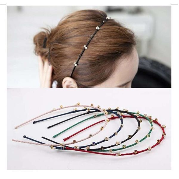 hairpin e450 super american rhinestone pearl beaded band hair headdress korean simple headband, Golden;silver
hairpin e450 super american rhinestone pearl beaded band hair headdress korean simple headband, Golden;silver