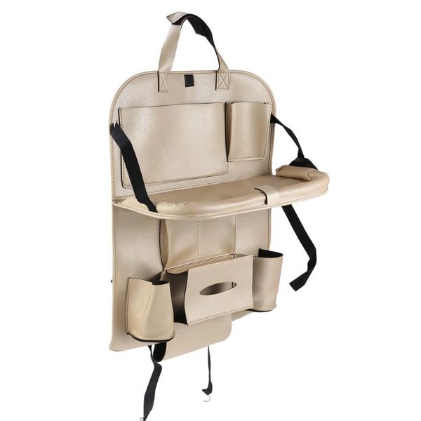car organizer multi-pocket back seat storage cover bag with collapsible table rack (champaign gold)
car organizer multi-pocket back seat storage cover bag with collapsible table rack (champaign gold)