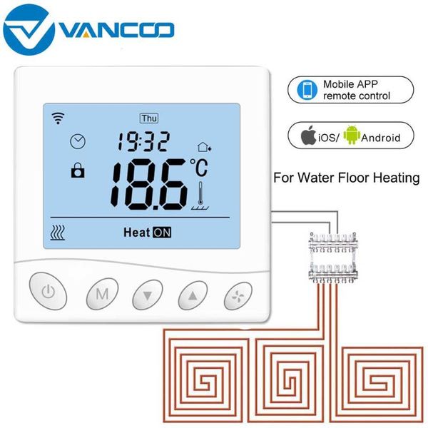 smart home control vancoo wifi thermostat 220v temperature controller water heating lcd display underfloor thermoregulator floor
smart home control vancoo wifi thermostat 220v temperature controller water heating lcd display underfloor thermoregulator floor