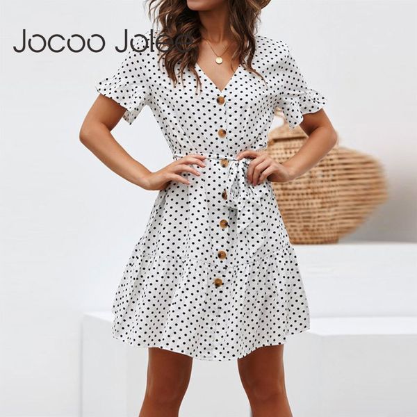 women summer beach dress casual short sleeve polka dot boho mini party elegant v neck sundress vestidos 210428, Black;gray
women summer beach dress casual short sleeve polka dot boho mini party elegant v neck sundress vestidos 210428, Black;gray