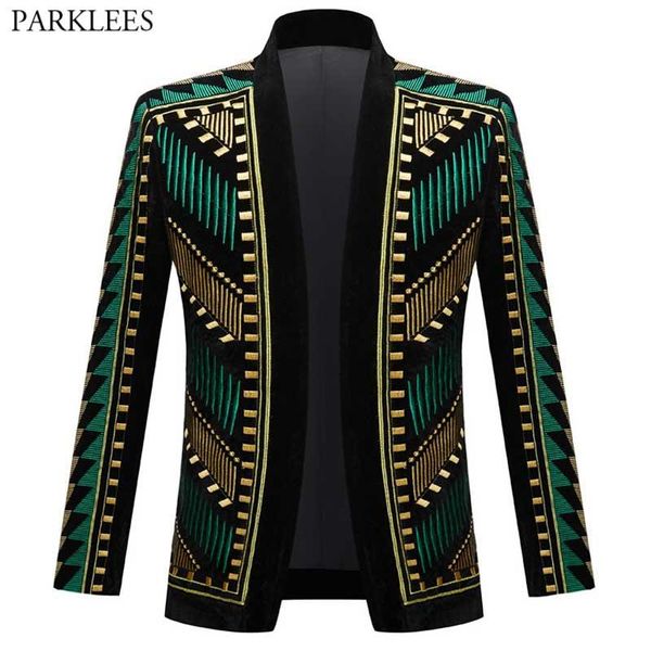 men's suits & blazers luxury african embroidery cardigan blazer jacket men shawl lapel slim fit striped suit jacktes male party prom we, White;black
men's suits & blazers luxury african embroidery cardigan blazer jacket men shawl lapel slim fit striped suit jacktes male party prom we, White;black