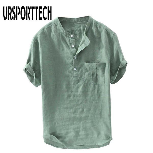 ursporttech fashion men's cotton linen shirts short sleeve summer tee casual breathable man blouse plus size ~4xl 210528, White;black
ursporttech fashion men's cotton linen shirts short sleeve summer tee casual breathable man blouse plus size ~4xl 210528, White;black