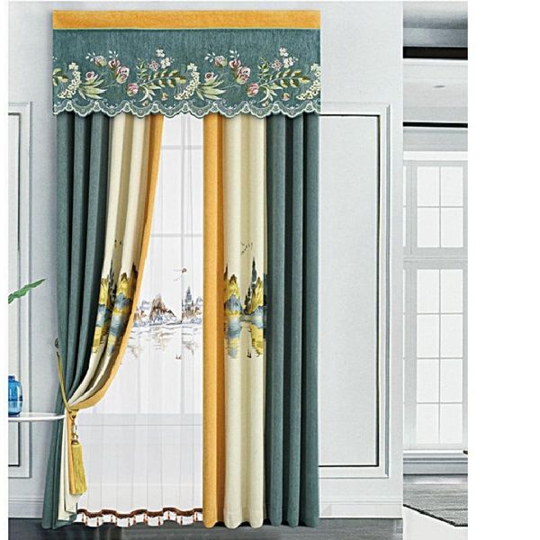 high-end cashmere thick curtains european-style jacquard for living room bedroom seamless stitching landscape custom curtain & drapes
high-end cashmere thick curtains european-style jacquard for living room bedroom seamless stitching landscape custom curtain & drapes