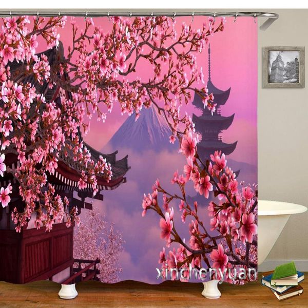 shower curtains cherry blossom waterproof bathroom curtain 3d printed fabric with hooks decoration m14
shower curtains cherry blossom waterproof bathroom curtain 3d printed fabric with hooks decoration m14