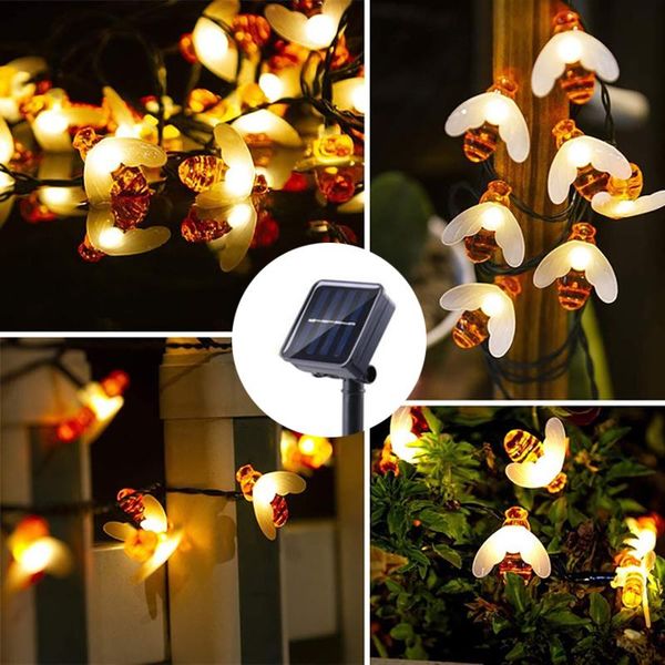 solar lamps 20/30/100 led string light simulation honey bees outdoor lighting powered garden wedding decoration nightlight warm white
solar lamps 20/30/100 led string light simulation honey bees outdoor lighting powered garden wedding decoration nightlight warm white
