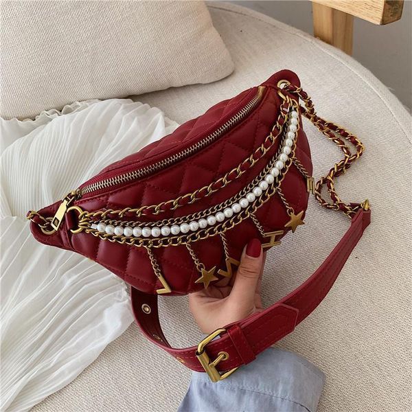 women belt waist bag fanny pack small female ins band high capacity shoulder wild pearl chain diagonal chest waist bag
women belt waist bag fanny pack small female ins band high capacity shoulder wild pearl chain diagonal chest waist bag