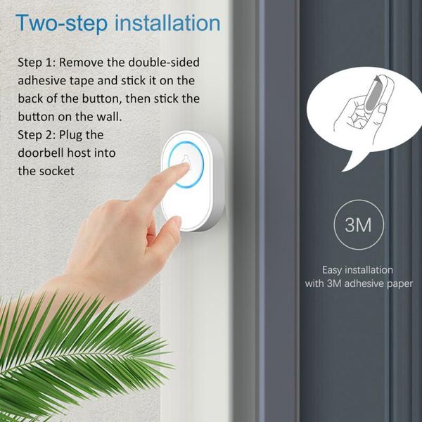 doorbells 85dba intelligent wireless doorbell home welcome waterproof remote eu uk us plug smart door bell chime
doorbells 85dba intelligent wireless doorbell home welcome waterproof remote eu uk us plug smart door bell chime