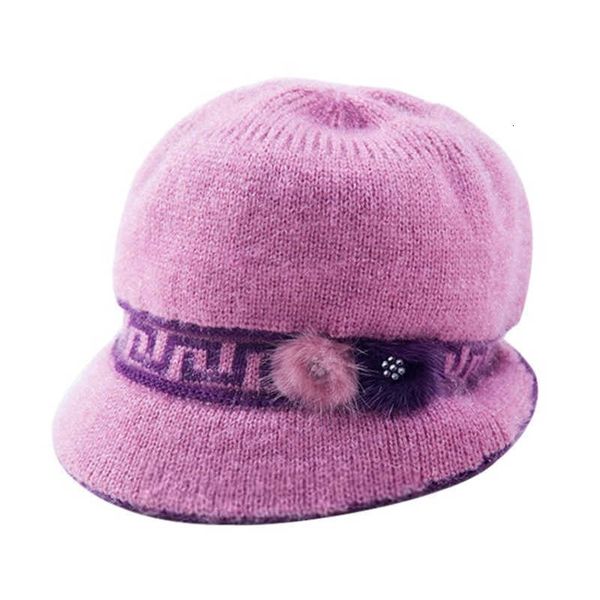 autumn and winter middle-aged elderly mother's hat knitted wool windproof warm thickened psh cotton female, Blue;gray
autumn and winter middle-aged elderly mother's hat knitted wool windproof warm thickened psh cotton female, Blue;gray