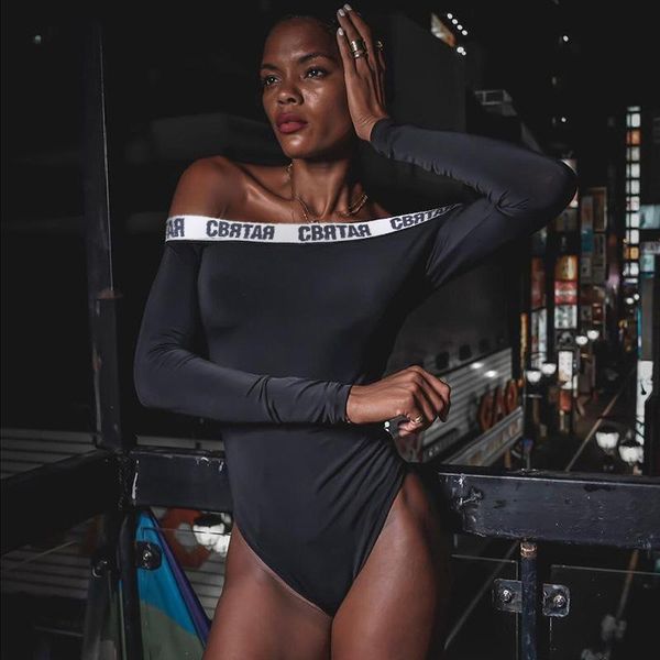 women's jumpsuits & rompers women high street off shoulder letter print long sleeve cut bodysuit jumpsuit evening party clubwear female, Black;white
women's jumpsuits & rompers women high street off shoulder letter print long sleeve cut bodysuit jumpsuit evening party clubwear female, Black;white
