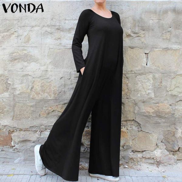 vonda wide leg pants women bohemian solid playsuits long sleeve plus size oversall casual loose rompers womens jumpsuits s-5xl, Black;white
vonda wide leg pants women bohemian solid playsuits long sleeve plus size oversall casual loose rompers womens jumpsuits s-5xl, Black;white