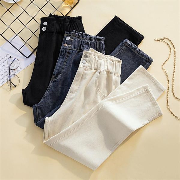 women's pants & capris fashion womens jeans 2021 spring plus size high waist black cowboy trousers loose harem denim female tide 4xl h1, Black;white
women's pants & capris fashion womens jeans 2021 spring plus size high waist black cowboy trousers loose harem denim female tide 4xl h1, Black;white