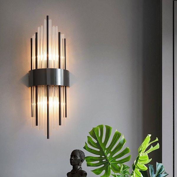 wall lamp modern indoor lighting luxury glass crystal living room decor bedroom led lighting for home
wall lamp modern indoor lighting luxury glass crystal living room decor bedroom led lighting for home